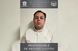 El implicado fue ingresado al Centro Penitenciario y de Reinserción Social de Santiaguito en Almoloya de Juárez