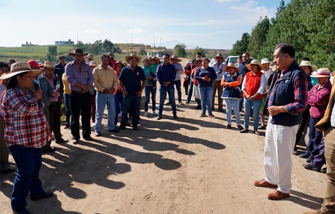 Más de cien obras construidas en Almoloya de Juárez