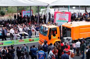 Tren de limpieza arranca en #Toluca en 150 kilómetros de vialidades