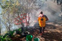 Incendio forestal en la comunidad de Carboneras, perteneciente al municipio de Temascaltepec