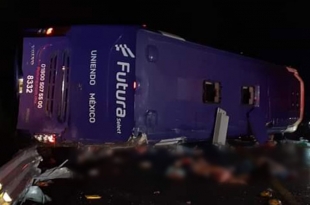 #Video #Edomex: Brutal accidente de autobús con turistas en la México-Toluca