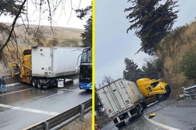 A pesar de que las autoridades no han reportado víctimas, ha dejado a decenas de automovilistas atrapados en el lugar.