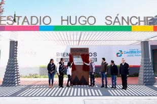 El Gobernador del Edoméx también inauguró la modernización del Estadio de Cuautitlán Izcalli “Hugo Sánchez”.