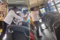 Dos choferes de la Línea de Autobuses Xinantécatl se liaron a golpes