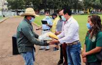 El alcalde pidió a todos seguir por esta vereda de progreso y desarrollo, para todos