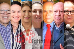 Isidro Pastor, Alejandra del Moral, Delfina Gómez, Claudia Sheinbaum, Humberto Lira Mora, Mauricio Valdés, Rubén Islas 