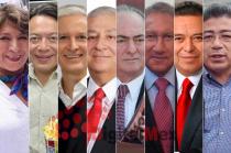 Delfina Gómez, Mario Delgado, Alfredo Del Mazo, Emilio Chuayffet, Alfredo Baranda, Arturo Montiel, César Camacho, Miguel Sámano.