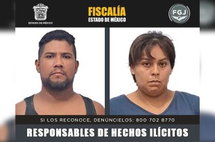 Ambas personas fueron trasladadas al Estado de México e ingresadas a Centros Penitenciarios y de Reinserción Social, donde quedaron a disposición de un Juez.