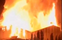 Observa el #Video del impresionante incendio en #Lerma