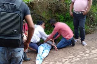 conducía sin equipo de protección una motoneta