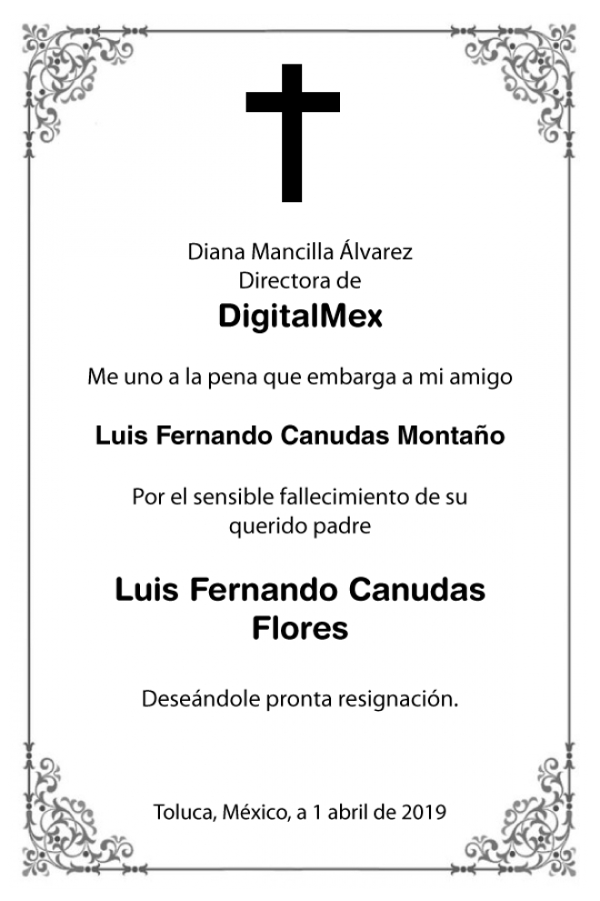 Luis Fernando Canudas Flores