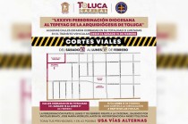 El gobierno municipal de Toluca invita a los conductores a anticipar su ruta alterna y considerar diferentes calles para evitar congestionamientos.
