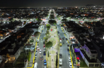 Sendero Seguro iluminado en Ecatepec, uno de los cuatro kilómetros incorporados en febrero