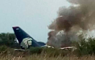 Se desploma avión de Aeroméxico en Durango