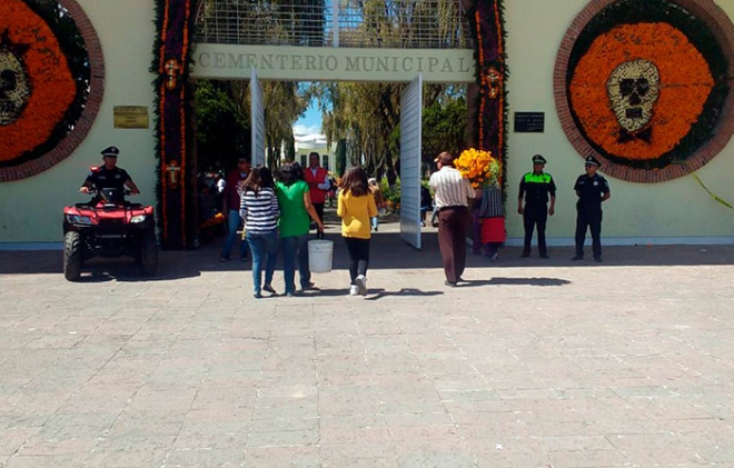 Movilizará Toluca a toda su policía para el Día de Muertos