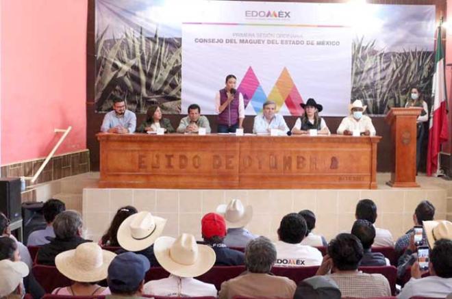 Primera sesión ordinaria del Consejo del Maguey del Estado de México.