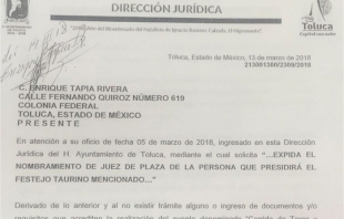 Niega gobierno de Toluca permiso para Corrida de Toros en la Villa Charra