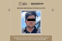 Este individuo y el menor fueron trasladados ante la Fiscalía Regional de Valle de Bravo, donde se determinará su situación legal.