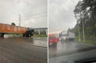 El accidente provocó tránsito lento