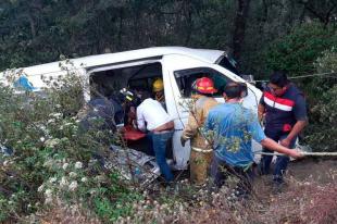El accidente se registró en la carretera Villa del Carbón-Tlalnepantla