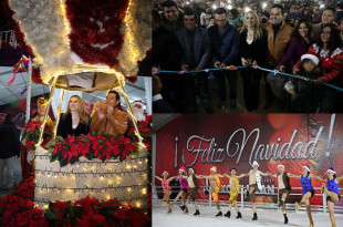 La presidenta municipal, Romina Contreras, encabezó el arranque de las festividades desde un globo aerostático de fantasía.