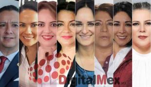 Jorge Olvera, Alejandra del Moral, Ana Lilia Herrera, Martha Hilda González, Isabel Sánchez, Delfina Gómez, Karina Labastida, Miroslava Carrillo