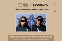 Nancy “N” y Tania “N”, ambas de 32 años, fueron detenidas luego de que autoridades localizaran 29 empaques con una sustancia.