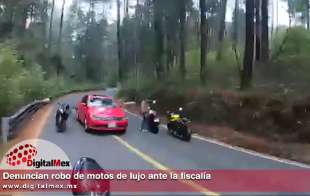 Ayer por la tarde, un comando armado en Tejupilco robó tres motocicletas a un grupo de personas cuando circulaban por la carretera Tejupilco-Temascaltepec