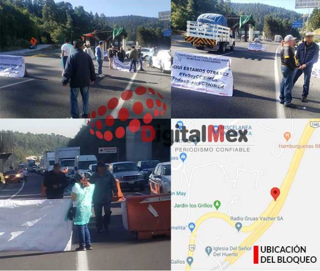 #Video #Precaución: Bloqueos en la México-Toluca y Toluca-Atlacomulco