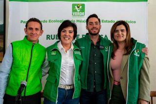 Claudia Sánchez Juárez anunció su incorporación al Partido Verde Ecologista de México 