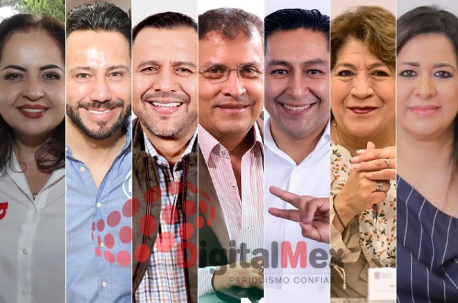 Ana Lilia Herrera, Anuar Azar, Agustín Barrera, Mario Cervantes, Óscar Ruiz, Delfina Gómez, Laura González 