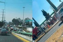 La protesta provocó severas afectaciones viales y caos vehicular debido al cierre de ambos sentidos de la circulación.