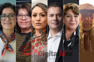 Patricia Zarza, Martha Isabel Ángeles, Ruth Salinas, Luis Felipe García, Delfina Gómez, Aurelio Farrera