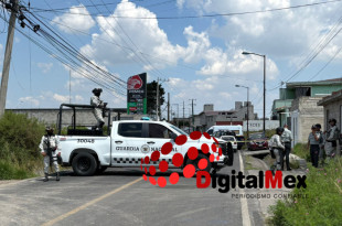 Elementos de la Guardia Nacional durante el operativo en la colonia Plan de San Pedro