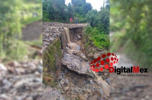 Vista de la zona afectada en El Mamey de San Lucas, aún sin soluciones para las familias evacuadas.