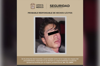 Detuvieron a Cristian “N.”, de 24 años, por presunta violencia contra una mujer. 