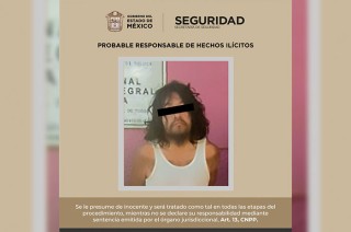 Durante su captura, Sergio &quot;N&quot; arrojaba piedras y botellas al domicilio de la denunciante.