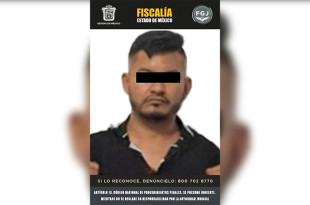 Policías de Investigación lo aprehendieron en Metepec, por lo que lo trasladaron e ingresaron al Centro Penitenciario y de Reinserción Social de El Oro.