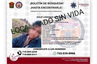 Fue identificado como Josué “N” de 18 años de edad