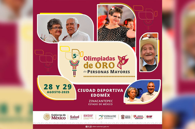 Los adultos mayores competirán en disciplinas deportivas como atletismo, natación, cachibol y ajedrez, además de participar en actividades culturales, incluyendo canto, danza folclórica, danza estilo libre y declamación de poesía.
