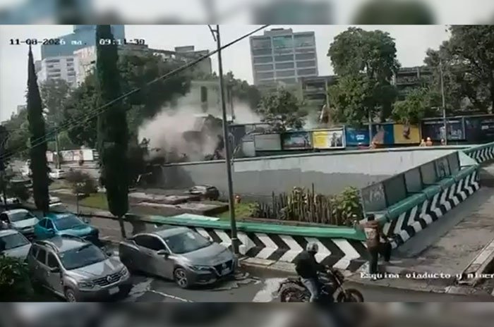 En el predio había 15 trabajadores cuando ocurrió el colapso; ninguno resultó lesionado y las autoridades descartaron personas fallecidas.