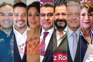 Enrique Vargas, Adrián Juárez, Denisse Ugalde, Tony Rodríguez, Francisco Vázquez, AMLO, Delfina Gómez