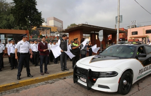 Continúan operativos coordinados de seguridad en Metepec