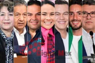 Delfina Gómez, Higinio Martínez, Enrique Vargas, Alejandra del Moral, Juan Zepeda, José Couttolenc, Ricardo Monreal