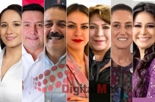 Michelle Núñez, Miguel Ángel Ramírez, Miguel Ángel Hernández, Mónica Chávez, Delfina Gómez, Claudia Sheinbaum, Laura González 