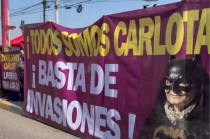 Decenas de personas se manifiestan afuera del penal de Chalco en apoyo a Doña Carlota