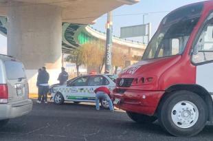 El accidente sucedió la mañana de este martes en el Boulevard Miguel Alemán.