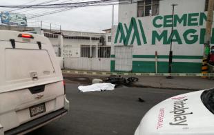 El accidente se registró en la colonia Santo Tomás Chiconautla, a la altura de le estación Ciudad Cuauhtémoc de la línea 1 del Mexibús