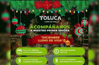 El desfle comenzará a las 6:00 pm.