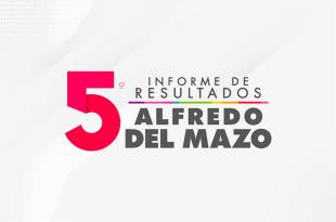 Transmisión en vivo del 5° Informe de Resultados de Alfredo del Mazo
